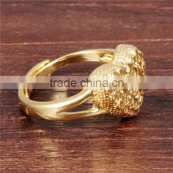 Brass Jewellery Women Heart 2016 Fashion Adjustable Metal Rings photo-4
