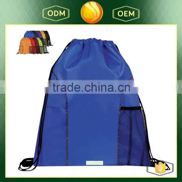 Foldablel Nylon Large Capacity Water Resistant Drawsting Backpack photo-2