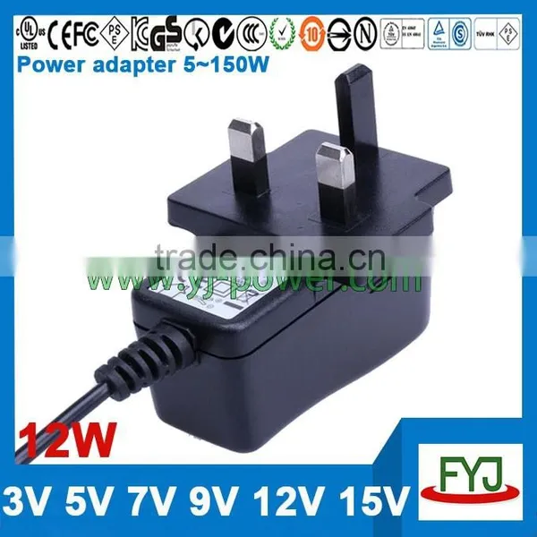 Wall Plug Universal Power Adapter 9v 1a Approved CCC CE UL FCC GS C-TICK PSE SAA KC BS photo-3