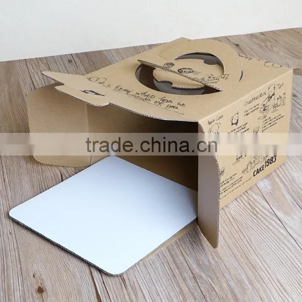 Custom Kraft Paper Cake Box,packing Mousse Box for Wholesale photo-2