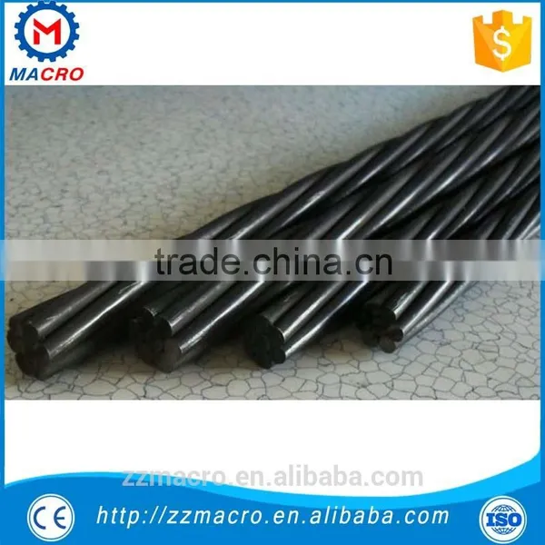 STANDARD ASTM 416 /A416M 7 Wire Low Relaxation pc Steel Wire Strand photo-2
