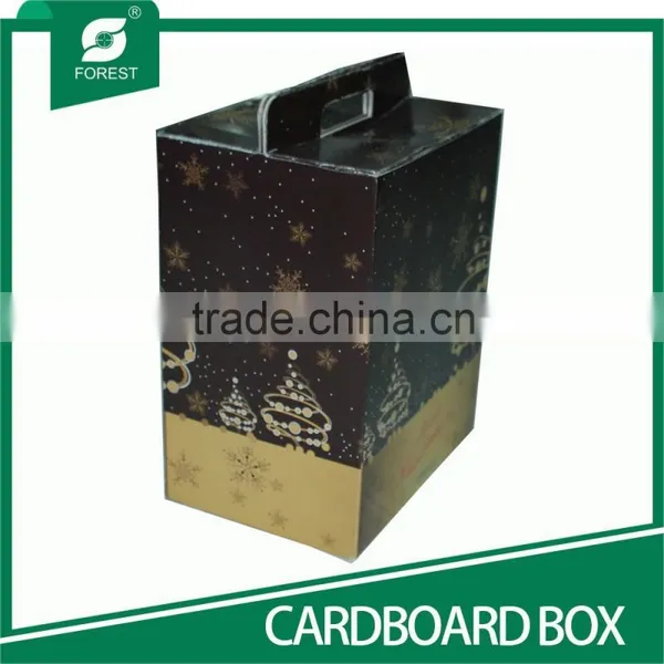 CARDBOARD BOX WINE PACKAGE BOX WITH HANDLE photo-6