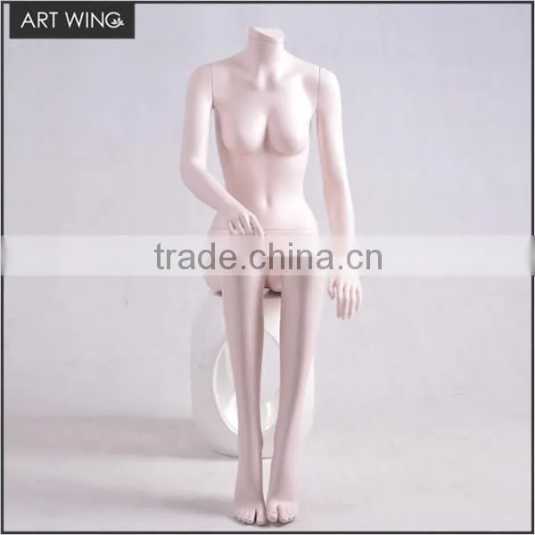 Headless Sitting Cheap Glossy Female Mannequins for Sale photo-2