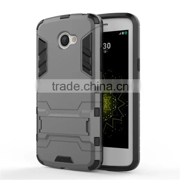 2 in 1 Kickstand Hybrid Armor Iron Man Cell Phone Case For LG K5 photo-6