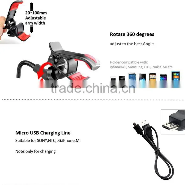 Hot Sale Universal Dual USB Port Car Charger Charging Smartphone Car Charger Holder photo-4