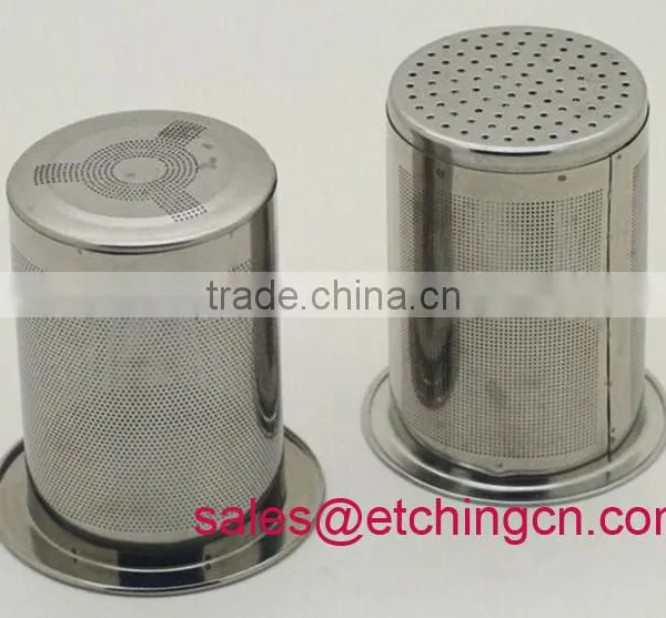 Top Quality Sleek Contemporary Design Etching Stainless Steel Infuser Basket photo-4