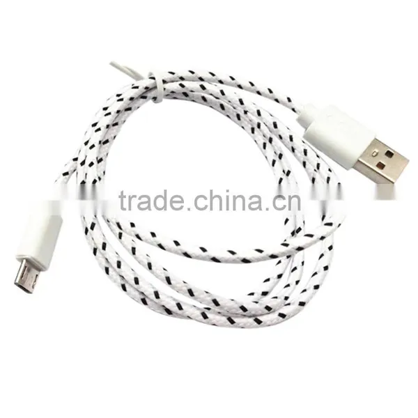 3m Long Woven Braid Phone Usb Charger Data Cable for Nokia photo-4