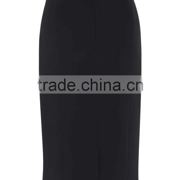 2015 Latest Women Fashion Petite Black Pencil Skirt photo-3