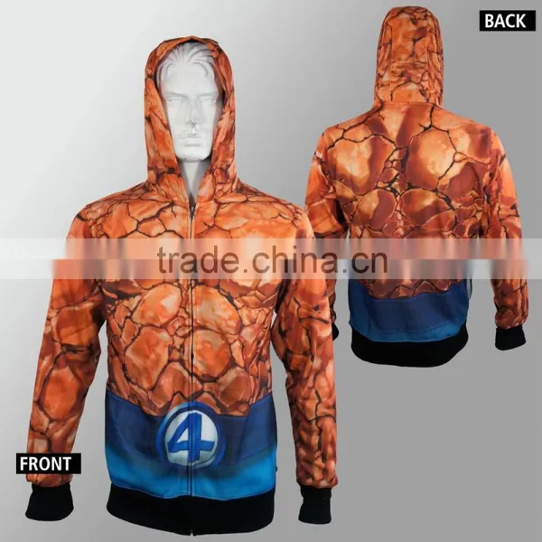 Sublimated Costume Zipup / All Over Printed Hoodies / Beautifully Designed Sublimated Products at BERG