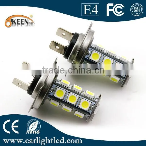 Fog Light Lamp H7 LED Auto Lighting 5050 LED 18 SMD 12V Foglamp Lights Bulbs photo-3