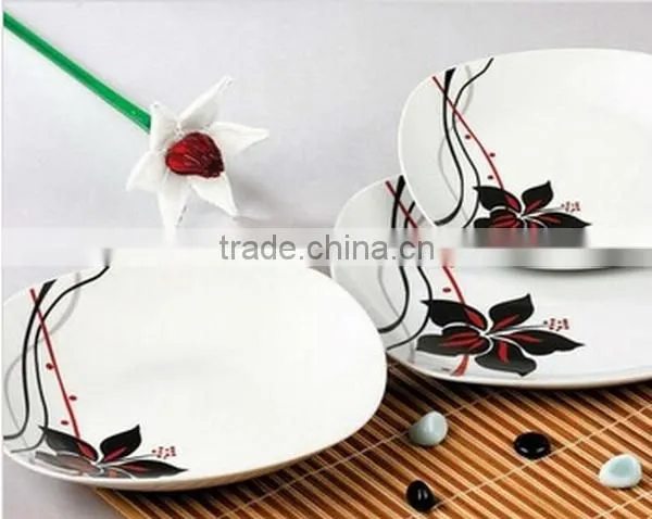 18Pcs High Quality Square Fine Porcelain Dinner Sets for Kitchen Wares photo-5