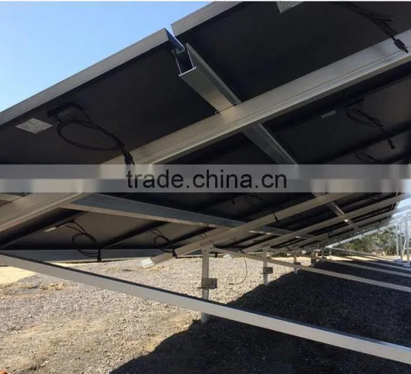 Solar Pole Mounting Brackets With Solar System photo-2