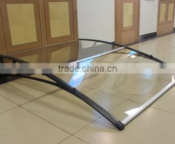 New Arrival 1.5M Assembled PC Polycarbonate Metal Aluminum Awning Celling Brackets for Porch and Window photo-3