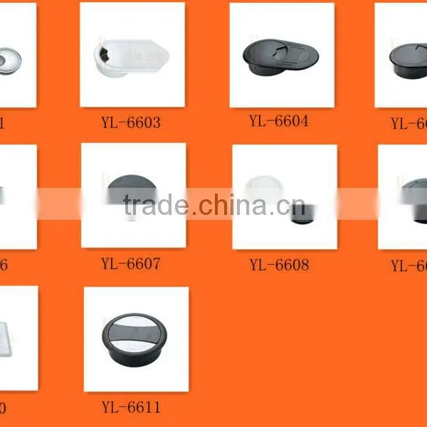60mm/80mm Alloy Metal Office Desk Wire Cable Grommet From China Supplier photo-2