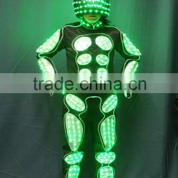 Wireless DMX512 Tron Dance Performance LED Costume Suit photo-6