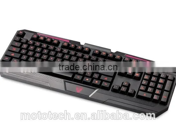 2015 3 Colors LED Light Backlit Professional Gaming Computer Keyboard photo-2