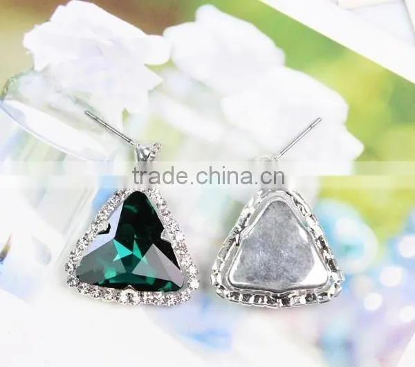 Top Design Cheap Sale Green Crystal Earring Wholesale J064726F04Y photo-2