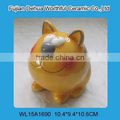 Cate Ceramic Pig Money Box,ceramic Red Piggy Bank With White Dot Painting Supplier's Choice photo-4