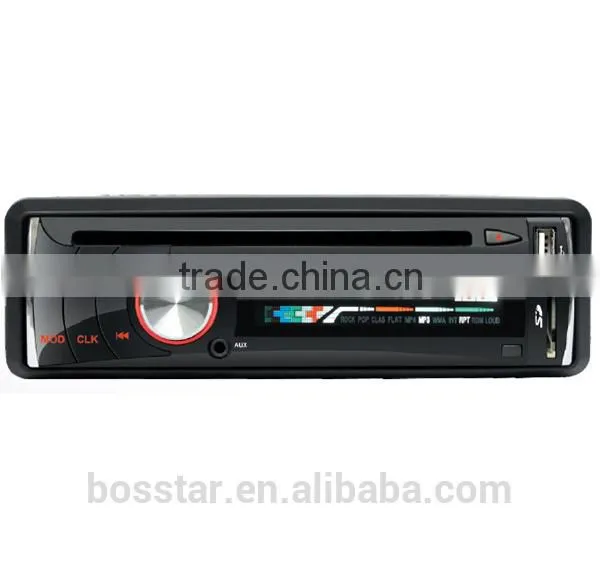 Fixed Panel 12v Single Din Oem Quality Car DVD CD MP3 Player With FM AM Receiver