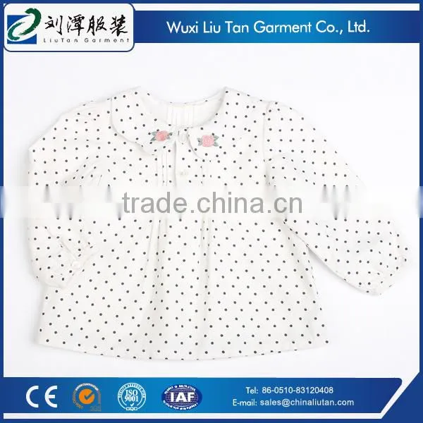 Lovely Loose Style Cotton Baby Girl Shirt photo-2