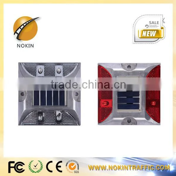 Road Safety Blinker Light Aluminum Led Solar Road Studs