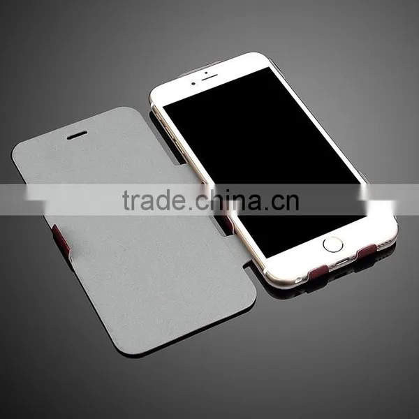 Elegant Design Ultra Thin Flip Open Stand Leather Case Cover With Embossed Flower Mobile Phone Leather Case photo-4