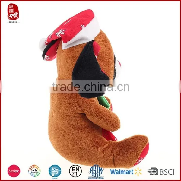 Wholesale Custom Plush Toy Bear With Boots Christmas Animated Plush photo-2