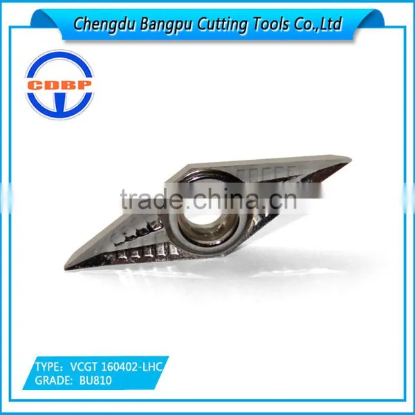 CNC Carbide Turning Insert VCGT160402-LHC BU810 for Aluminum Finishing photo-4