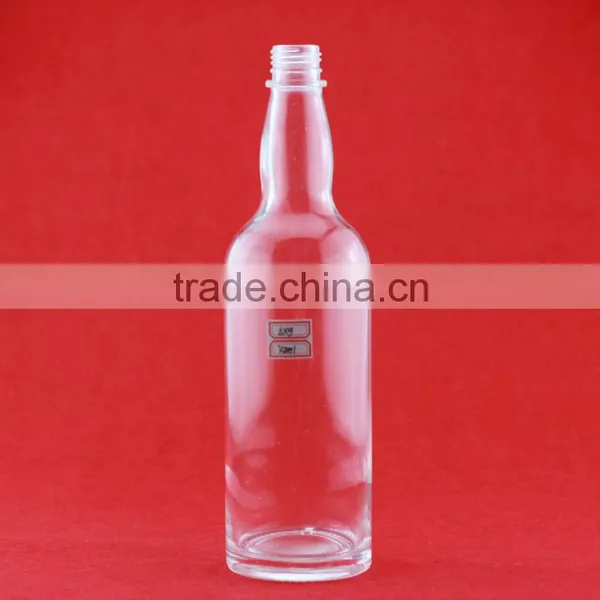 New Design Wine Bottle With Cap Embossed Liquor Bottle Mini Wine Bottle
