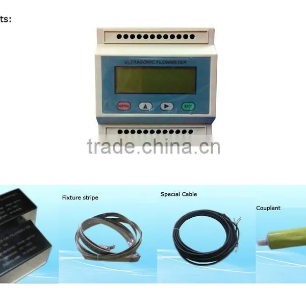 Transit time ultrasonic water flow module with MODBUS