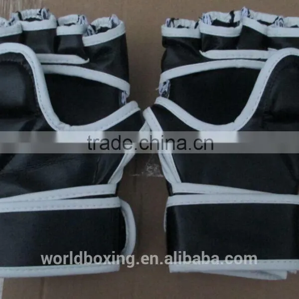 2015 Wholesale Fashion UFC MMA Gloves Wining Sports Twins Fighting Training Grant Kickboxing Sparring Gloves In PU Leather