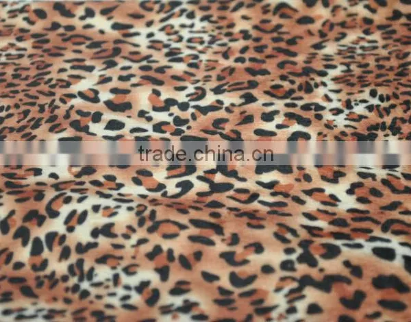ANIMAL PATTERN SHORT HAIR VELBOA FOR SHOES FABRIC