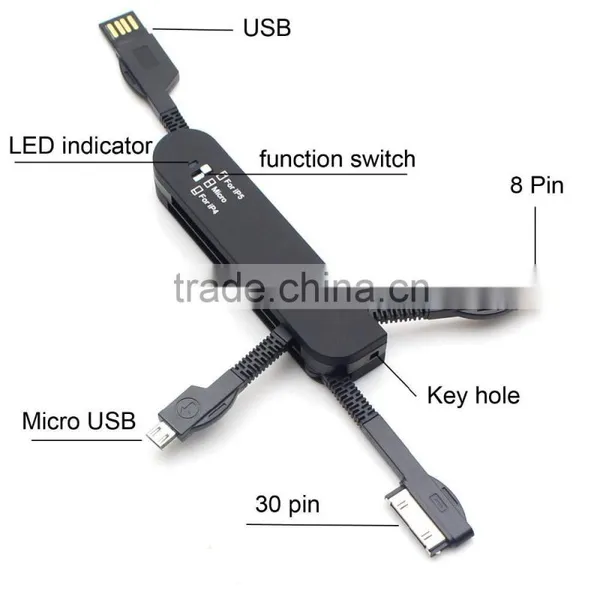 Mini Data 2 in 1 Micro Usb Military Knife Cable photo-3