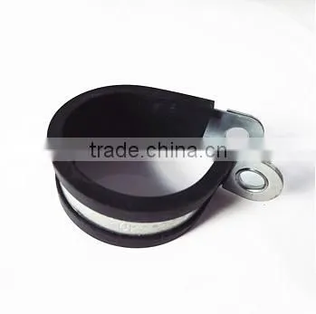 Double Loop Pipe Clamp With Rubber