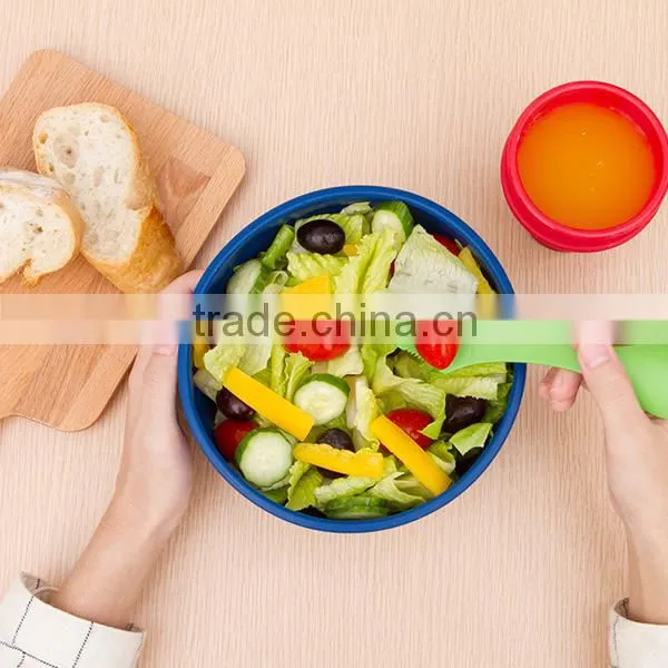Folding Design Space Saving Food Grade Silicone Multipurpose Bowl photo-5