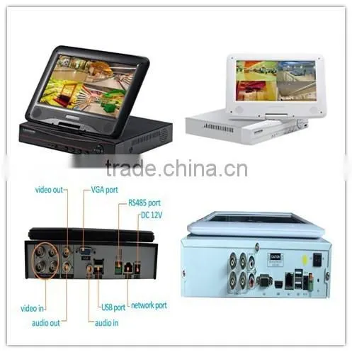 4CH 10.1 Inch AHD (AHD/DVR/NVR/HVR) LCD DVR H.264 Network DVR HK-AHD1004M photo-2