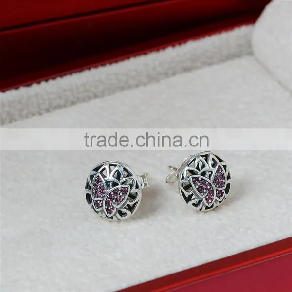 China Factory Made 925 Sterling Silver Jewelry Wholesale Top Design Earring photo-6