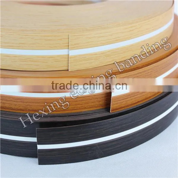 Embossed Surface Furniture Finishing Materials Pvc Edge Banding photo-2