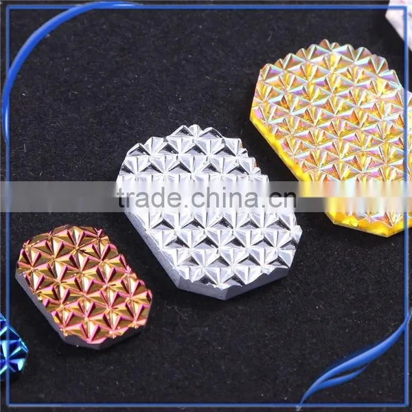 Wholesale Crystal Conchos Resin Cabochon Decorative Resin Panels Price photo-2