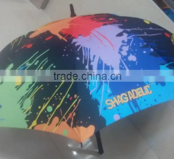 2015 Low MOQ Funny Lexus Multi-color Golf Umbrella photo-4