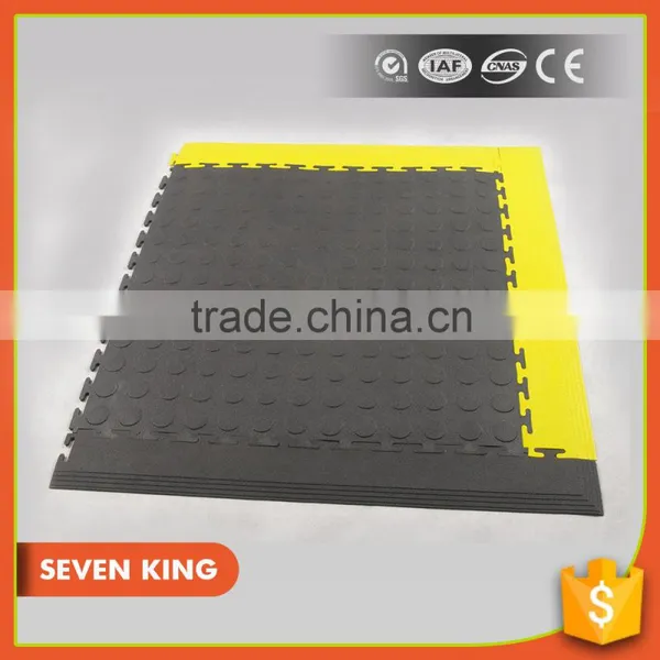 Qingdao 7KING Interlocking PVC Plastic Garage Sport Office Workshop Warehouse Floor Mat