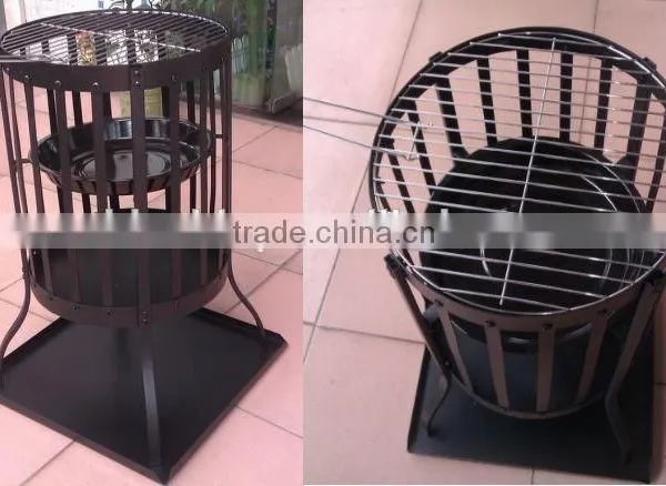 18 Inch Basket Fire Pit and With Bbq Function photo-2