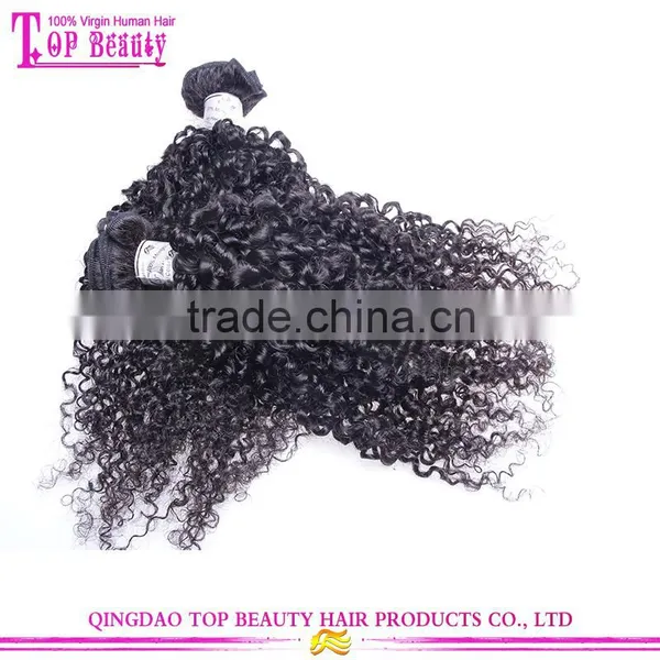 Manufacturers Raw Unprocessed Virgin Human Mongolian Kinky Curly Hair photo-5