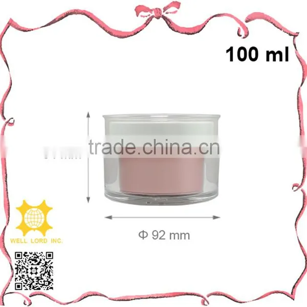 30ml Easy Carry Royal Blue Cap Clear Acrylic Jar photo-4