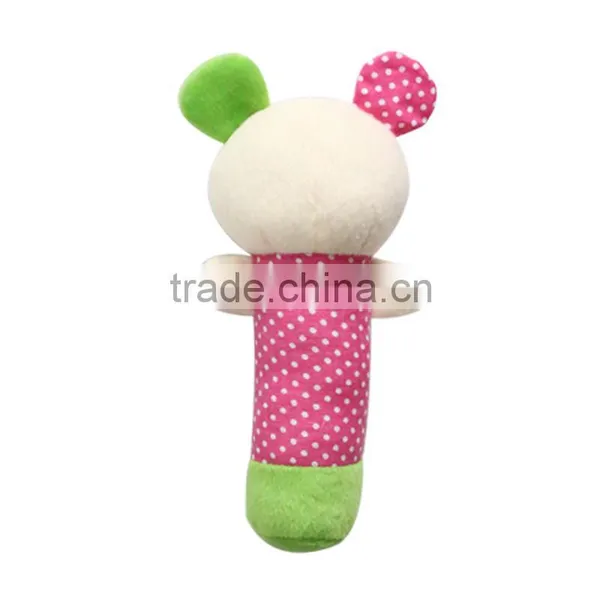 Baby Plush Confort Toy Kaifulan New Style Bell Inside my Pink Dog