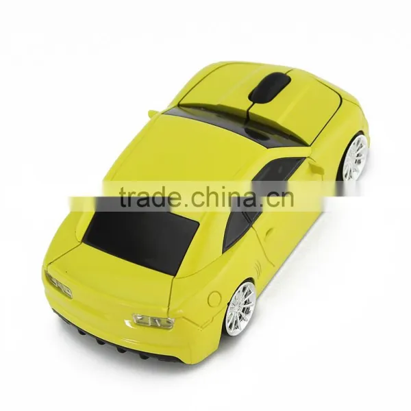 OEM Logo Printing Promotional Gift Wireless Bumblebee Car Mouse photo-2