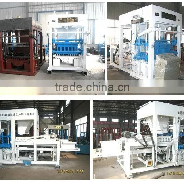 QT4-15B Medium Size Hydraulic Adobe Interlocking Block Making Machine With PLC Control Cabinet Ghana Price photo-4