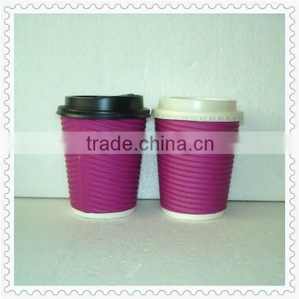 Printed Disposable Ripple Wall Paper Cup From China Suppier photo-3