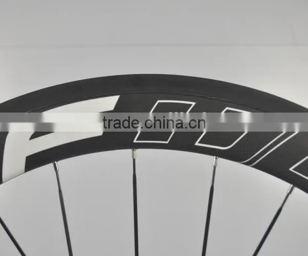 50mm FFWD Carbon Fiber Usd Aluminum Alloy Road Bicycle Wheels for Sale,700c White Carbon Road Bike Wheels for 4x4 photo-3