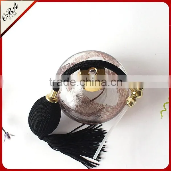 2016 Factory Wholesale High Grade Hand Blown Air Bag Pump Perfume Glass Bottle 80ml photo-4